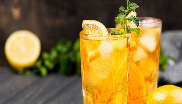 طرز تهیه شربت نعنا زعفران