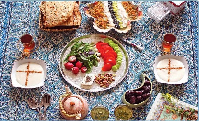مواد غذایی مناسب برای شام خوردن در ماه رمضان
