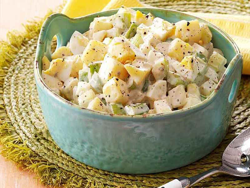 طرز تهیه سالاد سیب زمینی