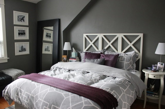 انتخاب رنگ خاکستری اتاق خواب 