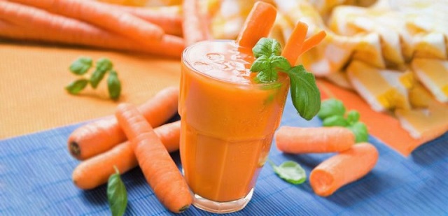 آب هویج و هویج برای درمان کبد چرب