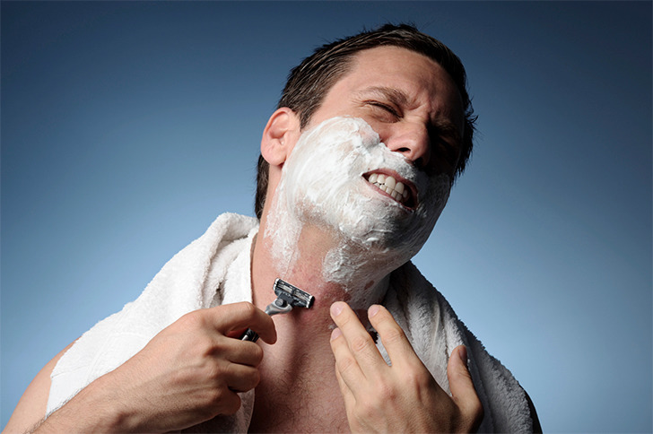 نحوه تراشیدن ریش برای درمان و پاکسازی پوست چرب جوش دار 