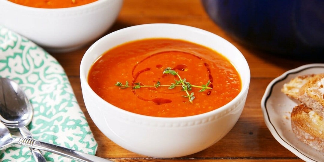 طرز تهیه سوپ گوجه