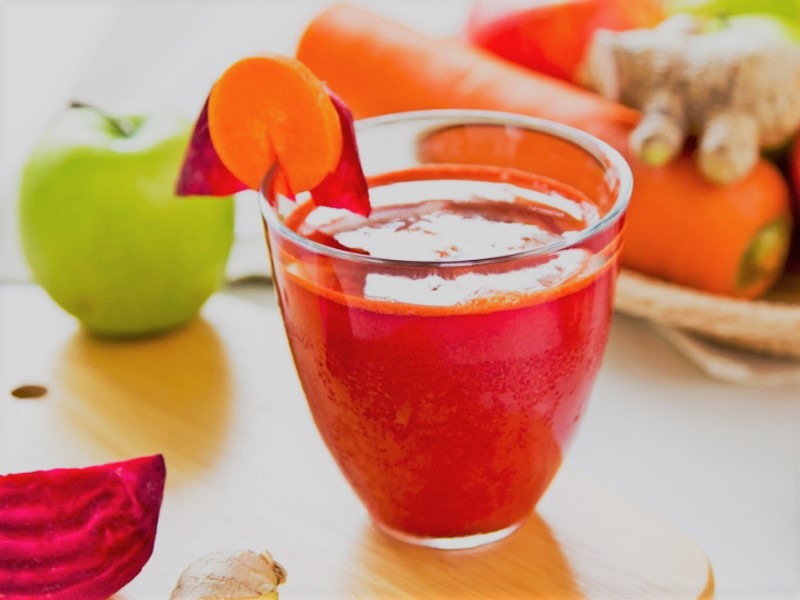 نوشیدنی لبو، هویج، زنجبیل و زردچوبه برای درمان سرماخوردگی
