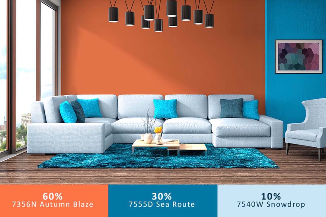 ترکیب رنگ دکوراسیون داخلی منزل