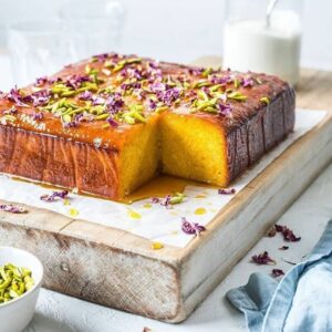 طرز تهیه کیک شربتی- کیک باقلوای خانگی با نکات طرز تهیه آن