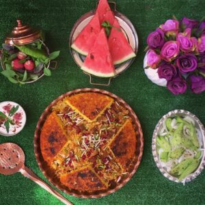 طرز تهیه قیمه شاه عباسی (قیمه لا پلو) مجلسی + ترکیب ادویه قیمه پلو