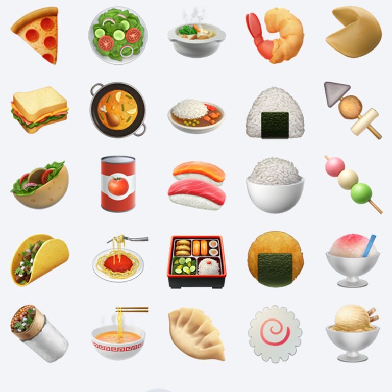 از ایموجی دوستت دارم تا انگشتر نامزدی و سوشی و لوبیا