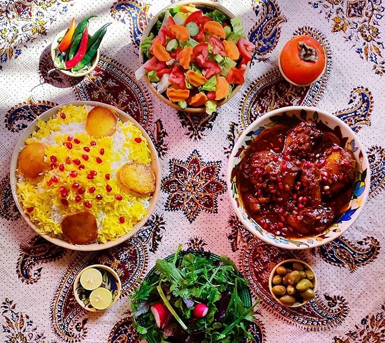 طرز تهیه خورش انار و بادمجان و خوراک انار و بادمجان؛ غذاهای تهرانی شب یلدا