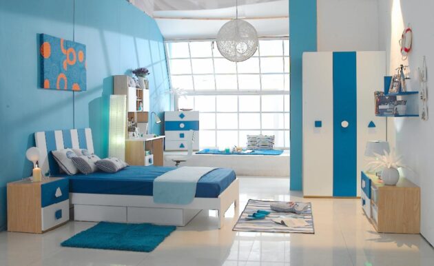 رنگ آبی برای اتاق خواب کودک؛ پسرانه یا دخترانه؟