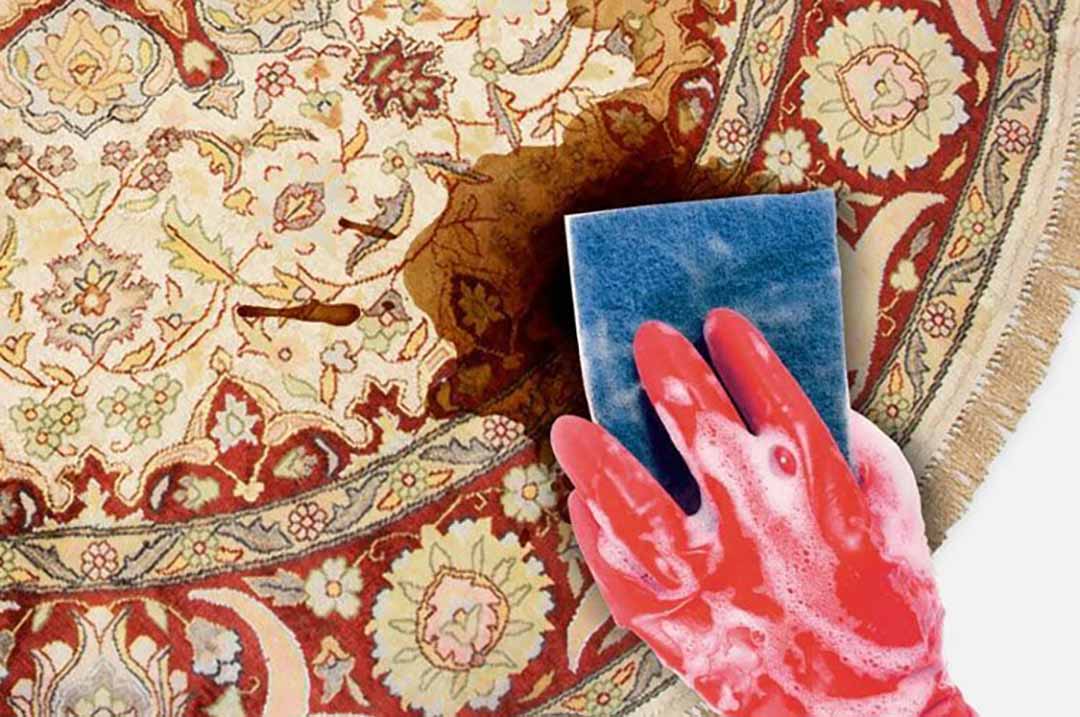 15 محلول جادویی تمیز کردن انواع لکه فرش بدون قالیشویی