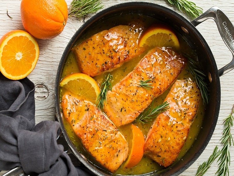 طرز تهیه ماهی با سس پرتقال رستوران های معروف + 20 نکته سرآشپز