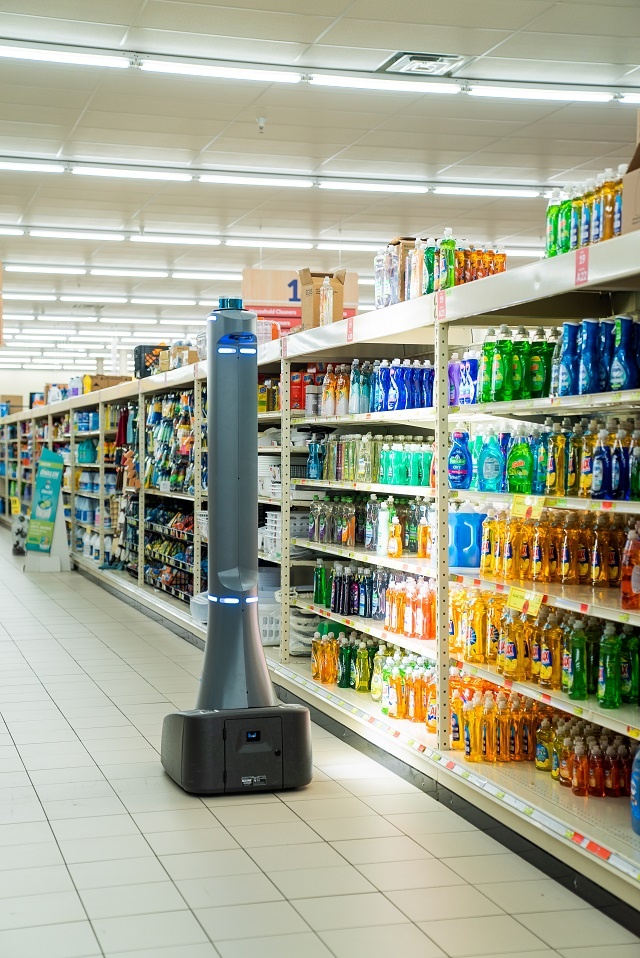99 درصد، قدرت ضدعفونی کننده ربات فروشگاه های خرده فروشی