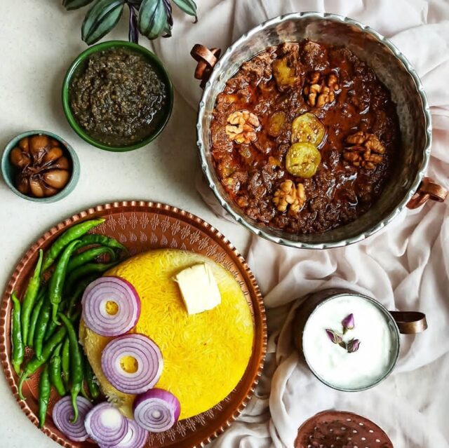 طرز تهیه خورش شش انداز، به عنوان غذای شب چهارشنبه سوری در زنجان و گیلان