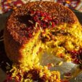 طرز تهیه ته چین گوشت و بادمجان + ترفند خشک و خمیر نشدن و خام نماندن
