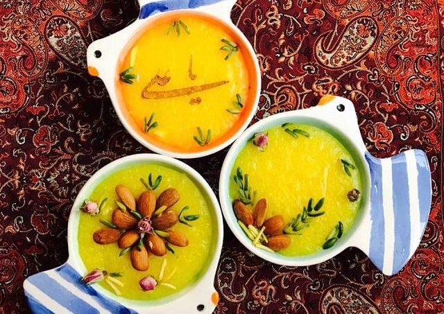 شله زرد از غذاهای کم هزینه برای نذری رمضان