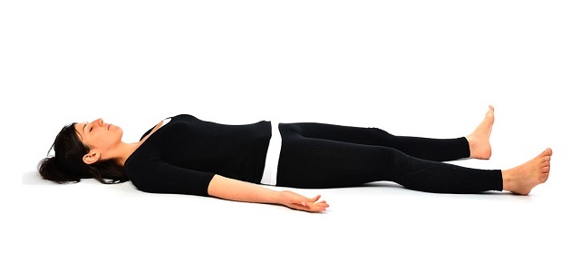 حرکت جسد (Corpse pose)، کنترل استرس و اضطراب