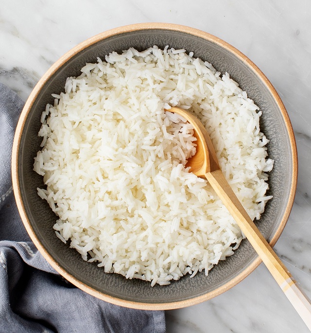 طرز تهیه برنج کته ای ساده (روش اول)