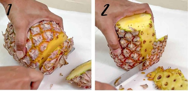 خرد کردن آناناس