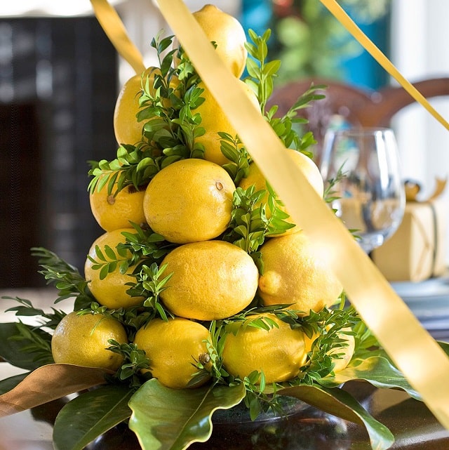 با لیمو ترش درخت کریسمس درست کنید