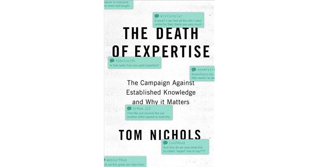 خلاصه کتاب مرگ تخصص به قلم تام نیکولز