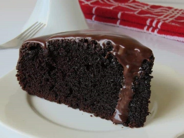 کیک شنی ساده و شکلاتی خوشمزه