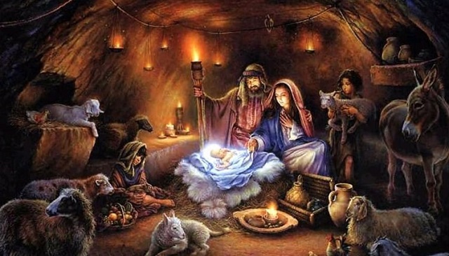 مغاره یا تابلوی ولادت، رسم لبنانی‌ها برای کریسمس