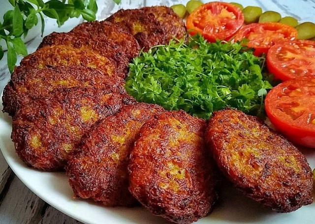 شامی کباب یک ناهار بدون برنج