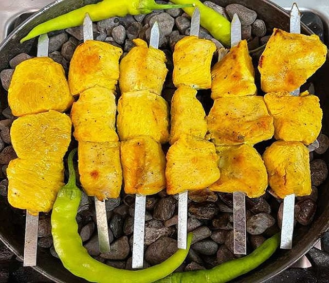 جوجه کباب سنگی