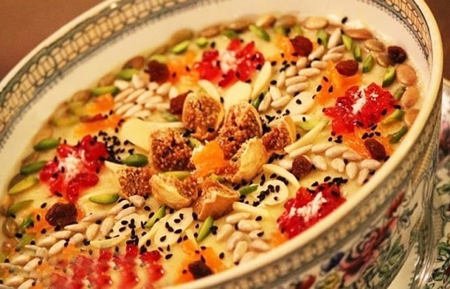 آش خشکبار همدانی برای شب عید