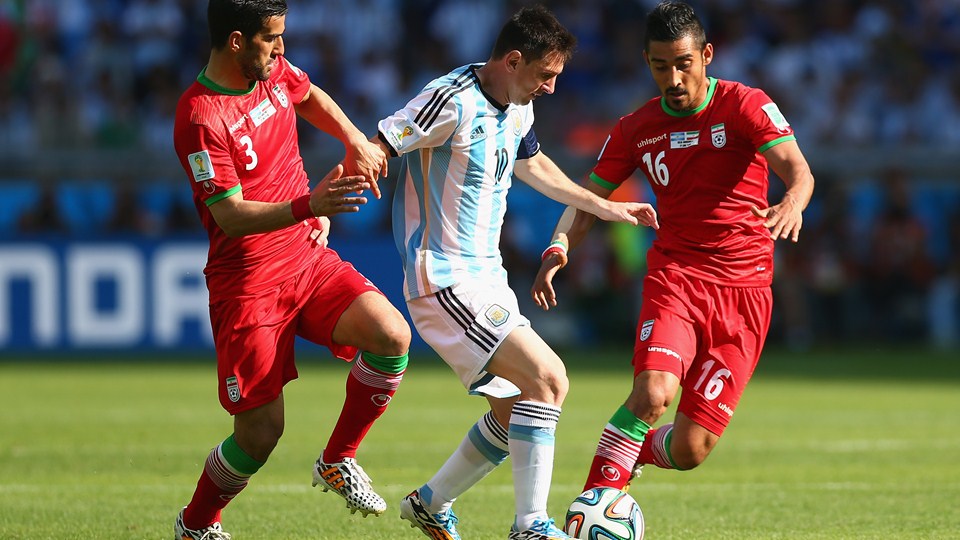 نمایش تاریخی ایران مقابل آرژانتین در جام جهانی 2014