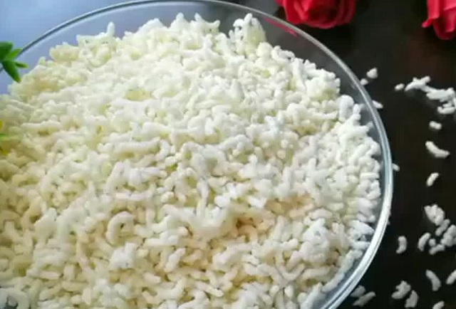 خشک کردن برنج برای درست کردن برنجک