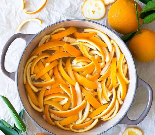 مراحل طرز تهیه مربای پوست نارنج معطر