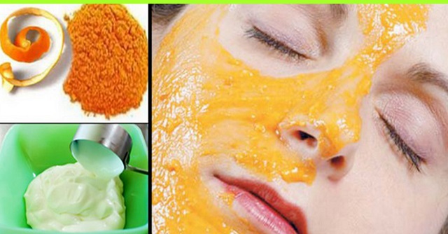 ماسک پوست پرتقال و زردچوبه برای رفع لکه‌های پوستی