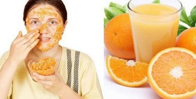 ماسک پرتقال و آلوئه ورا برای درمان آفتاب سوختگی و روشن کردن پوست