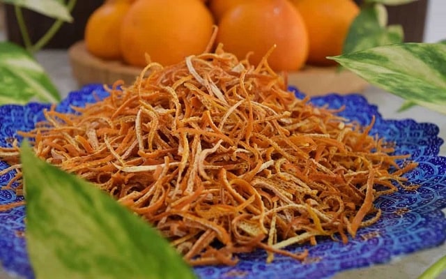 مراحل طرز تهیه مربای پوست نارنج خشک