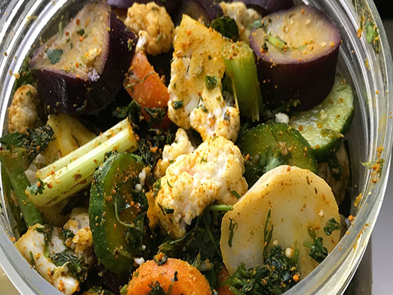 طرز تهیه ترشی هفت بیجار فوری + ترکیب ادویه و سبزی مخصوص