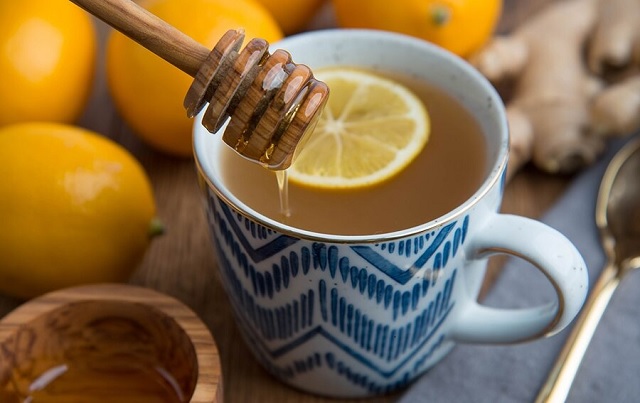 چای با عسل و لیمو برای لاغری