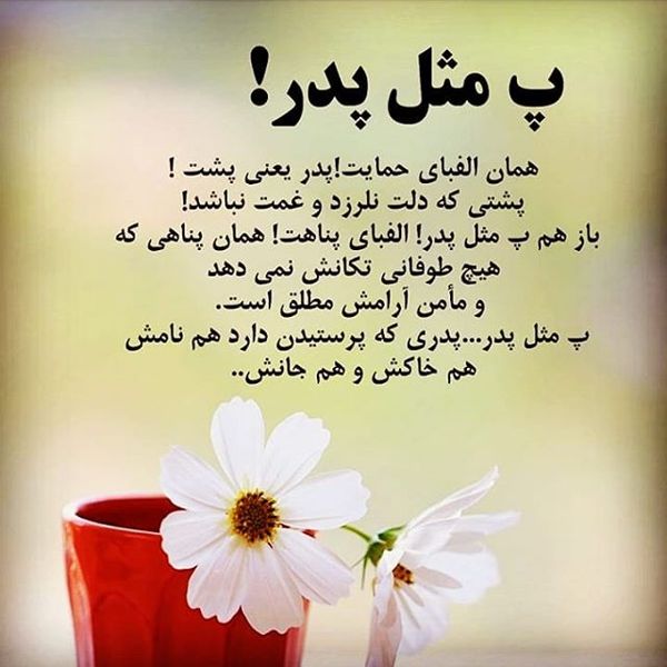 تبریک روز پدر از طرف پسر