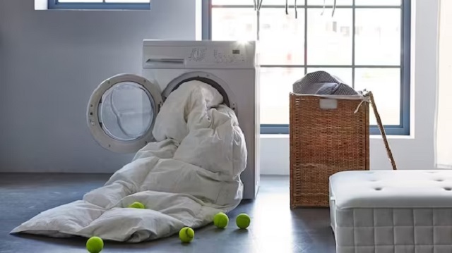 آموزش شستن پتو با ماشین لباسشویی