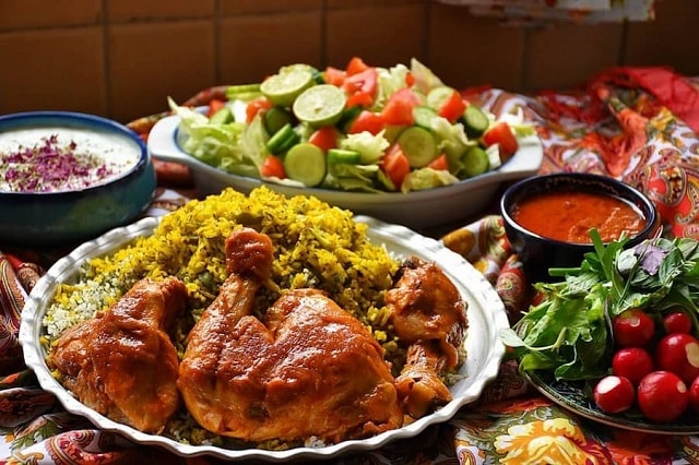 طرز تهیه باقالی پلو با مرغ طرز تهیه باقالی پلو با مرغ