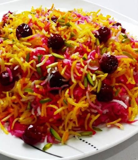 طرز تهیه آلبالو پلو بدون گوشت و شکر چجوریه؟