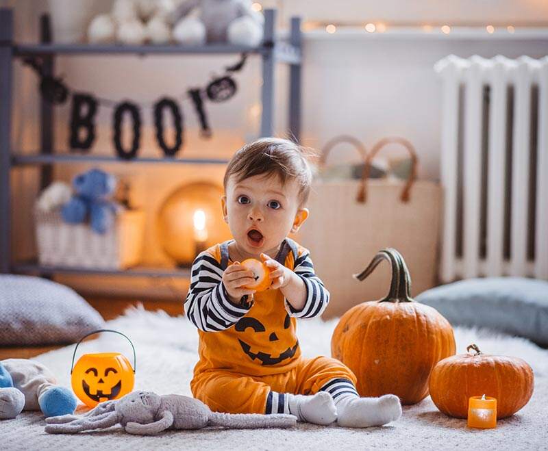 ایده عکاسی از کودک با کاستوم هالووین