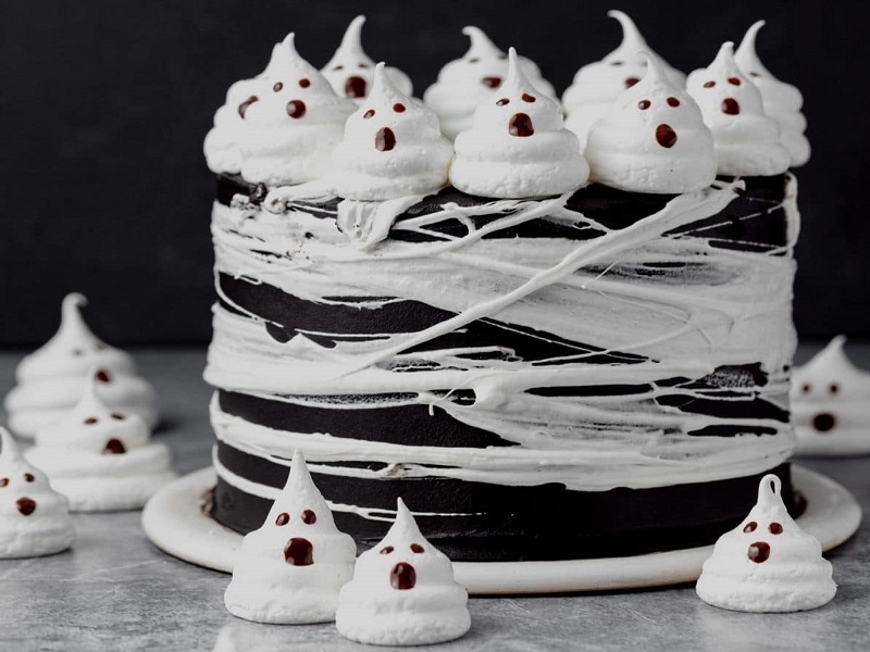 طرز تهیه کیک هالووین با تزیین ترسناک + عکس ایده های کیک هالووینی