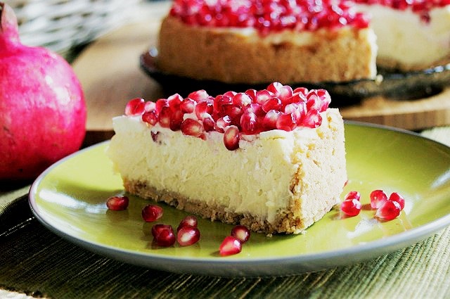 چیز کیک انار