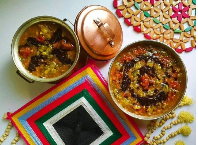 انواع آش مخصوص شب یلدا | طرز تهیه آش اوماج تبریزی