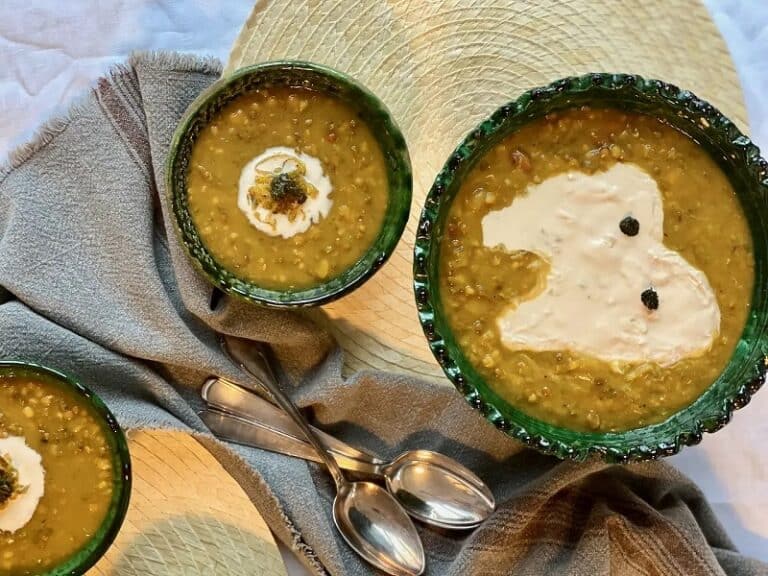 ۲ طرز تهیه آش دندونی تهرانی با گوشت و بدون گوشت به روش اصلی