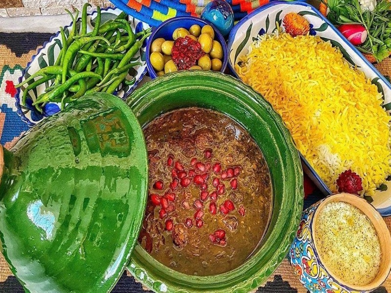 مالاوابیج گیلانی 🌰(خورش گردو و سبزی شمالی)