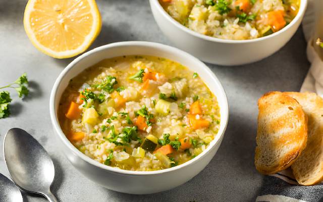 سوپ برنج یکی از سالم‌ترین و مقوی‌ترین انواع سوپ