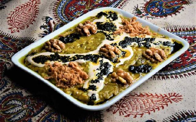 طرز تهیه انواع دسر و غذای شیرازی، حلیم بادمجان شیرازی